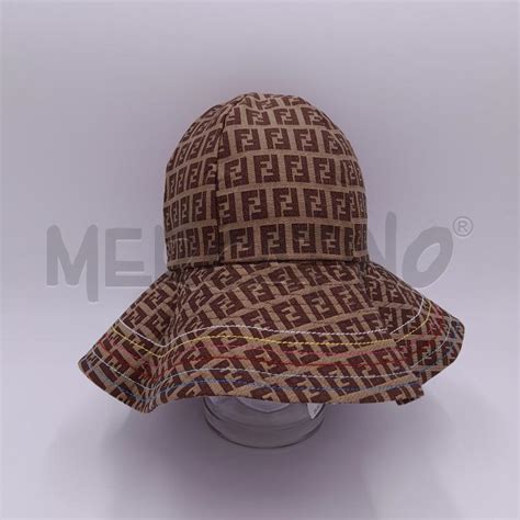 cappello zucca Fendi donna multicolor grigio scuro 